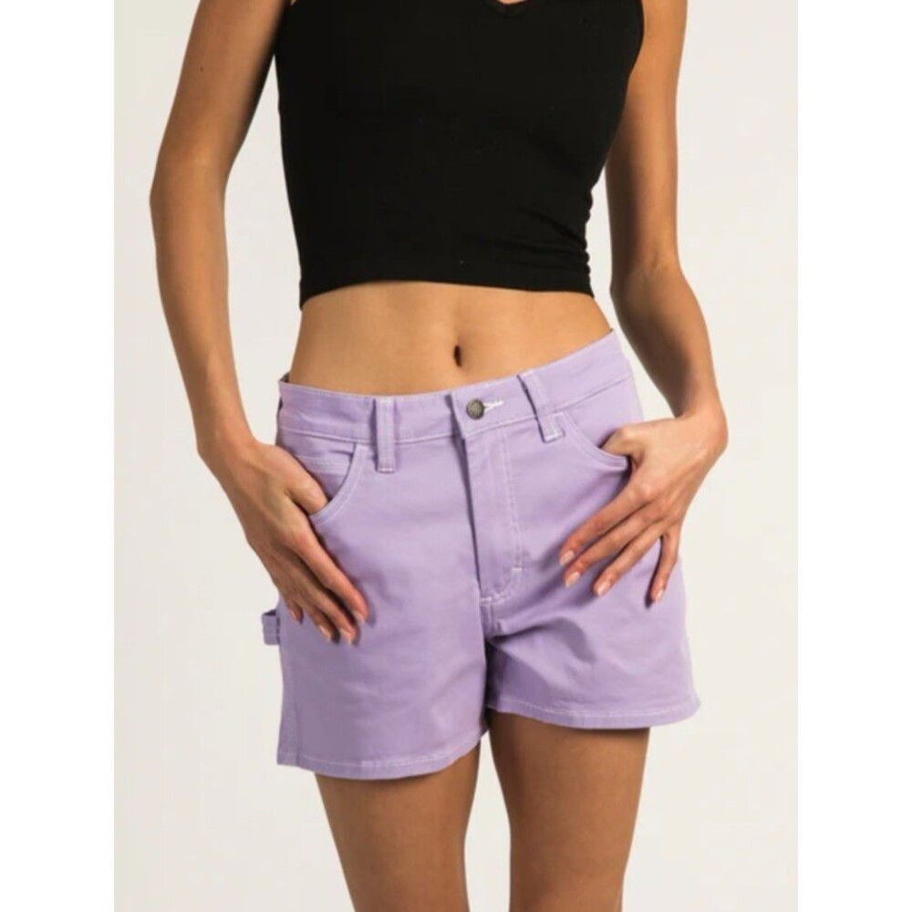 Dickies Shorts High Rise Carpenter shorts purple w/ white stitch size 29
